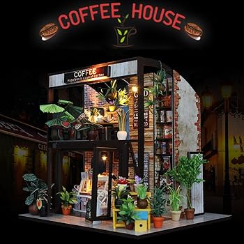 Amazon.co.jp: ドールハウスキット DIYハウスキット 木製の